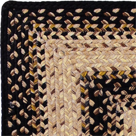 Homespice Decor Black Mist Ultra Durable Braided Rugs - Oval 300089